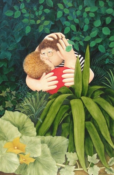 Lovers by Beryl Cook
